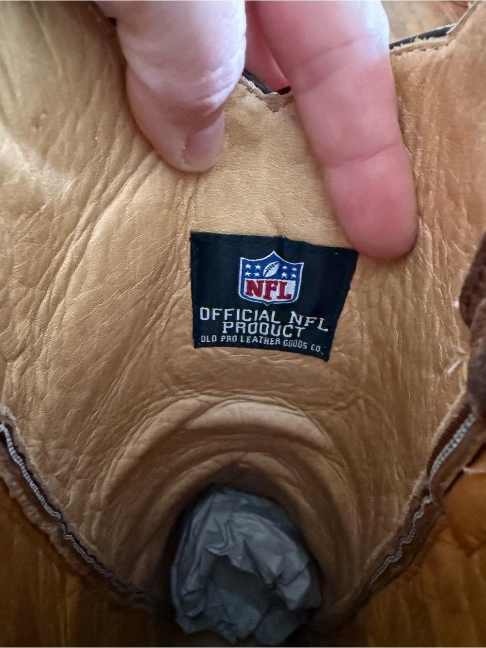 WmSz 10 Old Pro Leather Pittsburgh Steelers Tan Brown Cowboy Boots-Official NFL - Picture 7 of 9